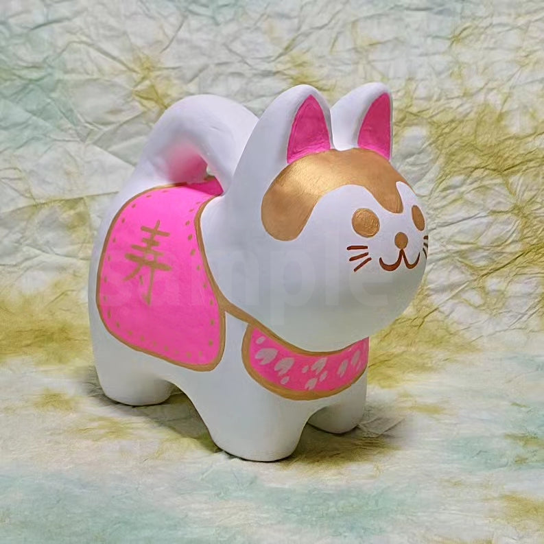 わんわんこ。「祝」ピンク:WAN-WANCO“Happy”