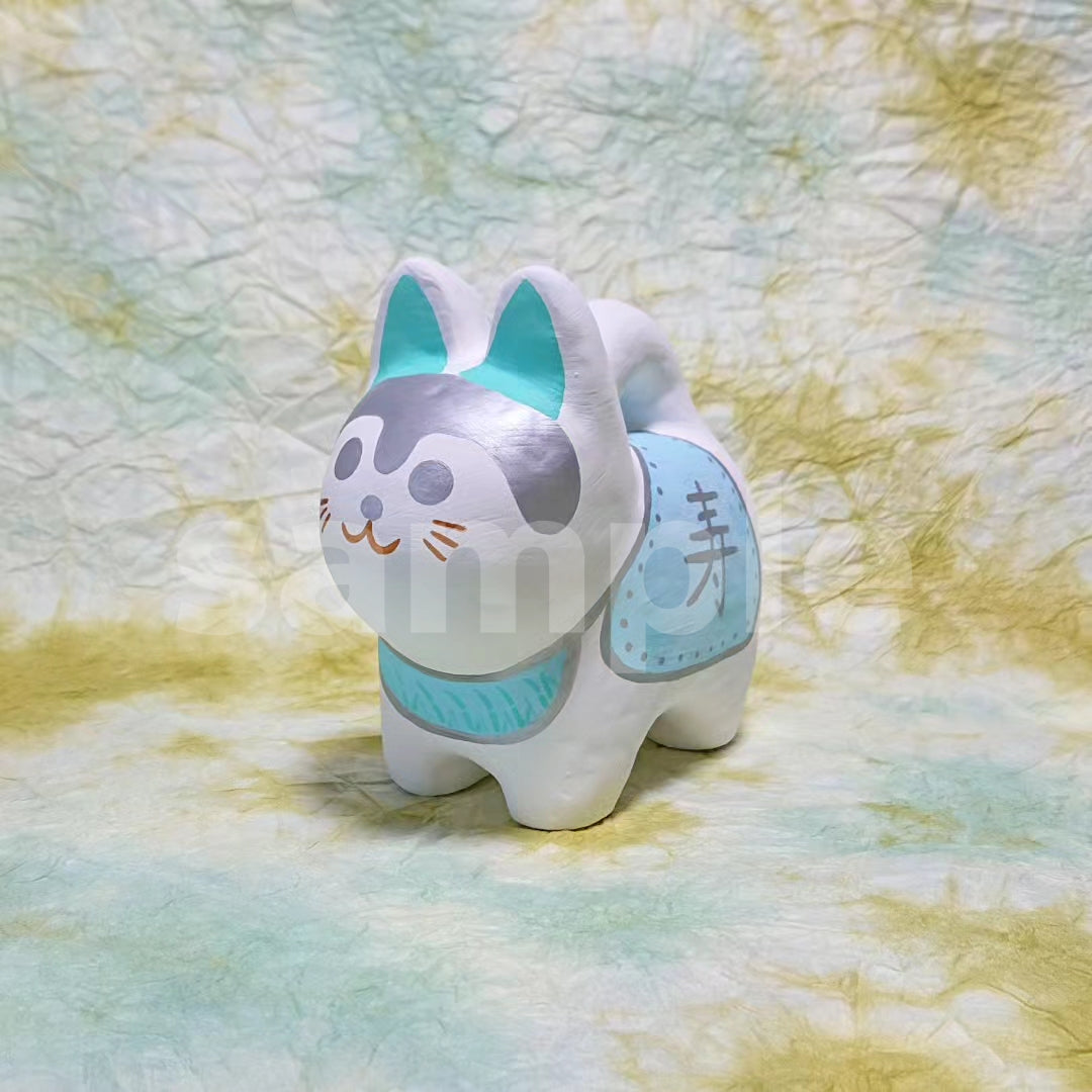 わんわんこ。「祝」水色:WAN-WANCO“Happy”